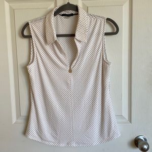 Tommy Hilfiger sleeveless polka dot top